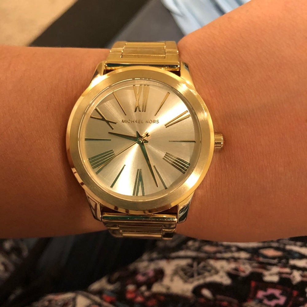 Gold Michael Kors Watch